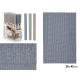 TABLEMAT 30X45CM DENSE ASSORT 3 COLOURS