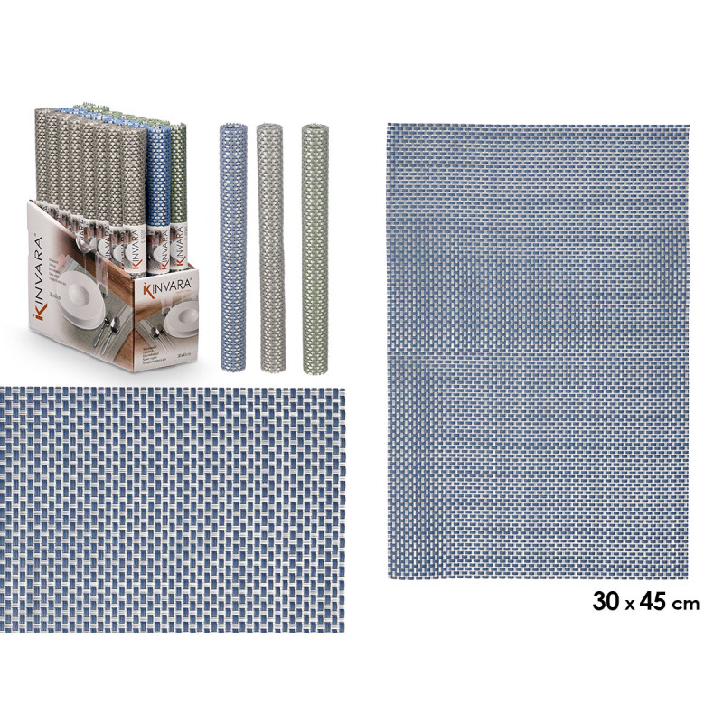 SALVAMANTEL 30X45CM TRENZADO SURT 3 COLORES