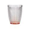 300ML AMBER POINTS WATER GLASS 