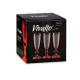 COPO CAVA VIDRO DECO PONTOS PE VERMELHO 180ML 