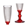 18CL RED FEET CAVA GLASS CUP POINTS DESIGN 180ML