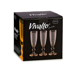 COPO CAVA VIDRO DECO PONTOS PE AMBAR 180ML 
