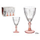 COPA VINO COLOR SALMON 275ML