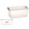 SCATOLA PLASTICA ORDINE TRASPARENTE 22L