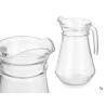 GLASS JUG 1L WITH HANDLE