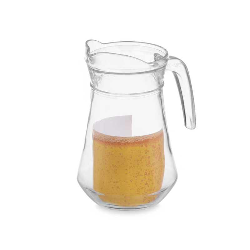 GLASS JUG 1L WITH HANDLE