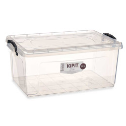 SCATOLA PLASTICA ORDINE TRASPARENTE 22L