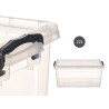SCATOLA PLASTICA ORDINE TRASPARENTE 22L