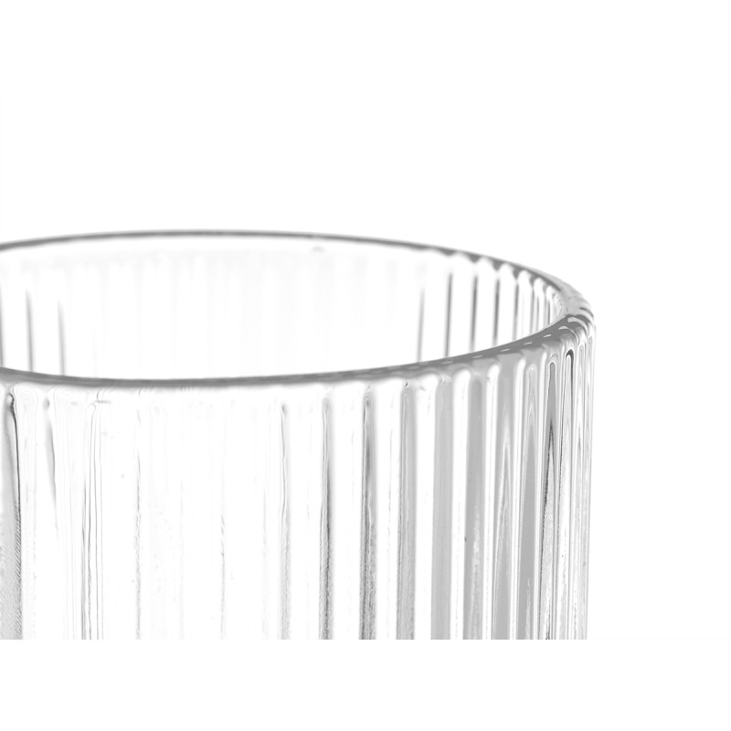 VERRE HAUT 430ML TRANSPARENT RAYURES
