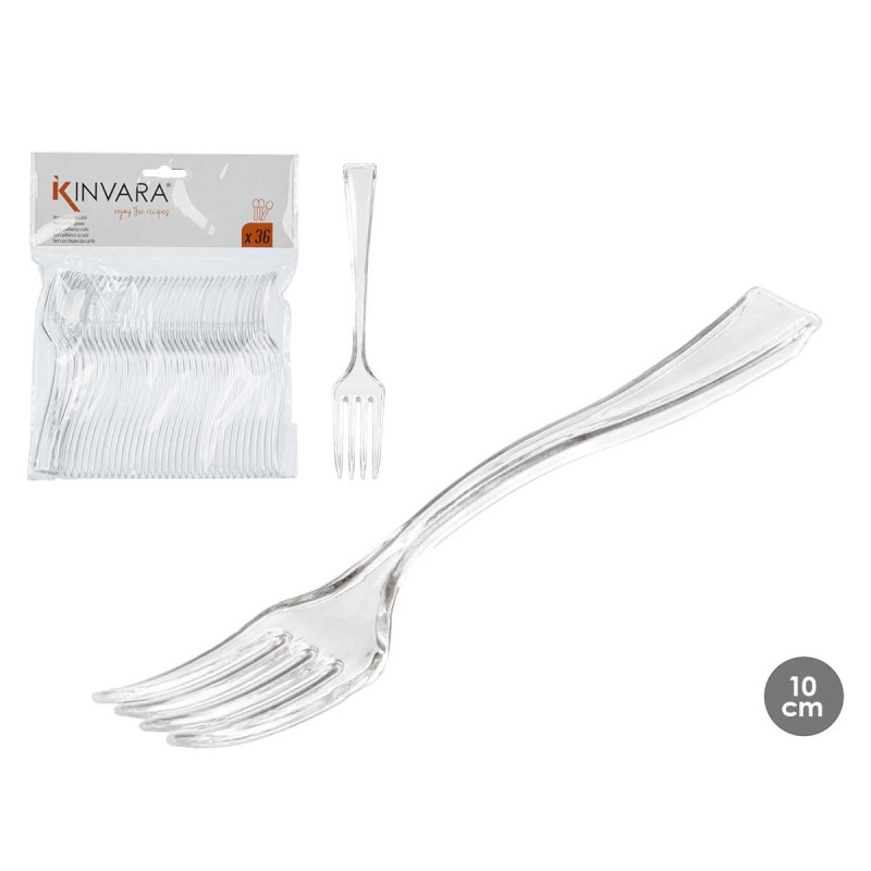 CONJ 36 COLHERES CAFE EM PLASTICO PRATEADO
