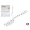 CONJ 36 COLHERES CAFE EM PLASTICO PRATEADO
