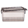 ANTHRACITE ORGANIZER PLASTIC BOX 22L