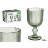 COUPE À VIN 260ML VERT MOUSSE RAYURES