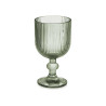 BICCHIERE DA VINO 260ML STRISCE VERDE MUSCHIO 