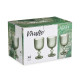 CALICE VINHO 260ML VERDE RISCAS