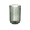 HIGH GLASS 430ML MOSS GREEN STRIPES