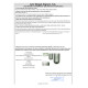 BICCHIERE ALTO 430ML STRISCE VERDE MUSCHIO