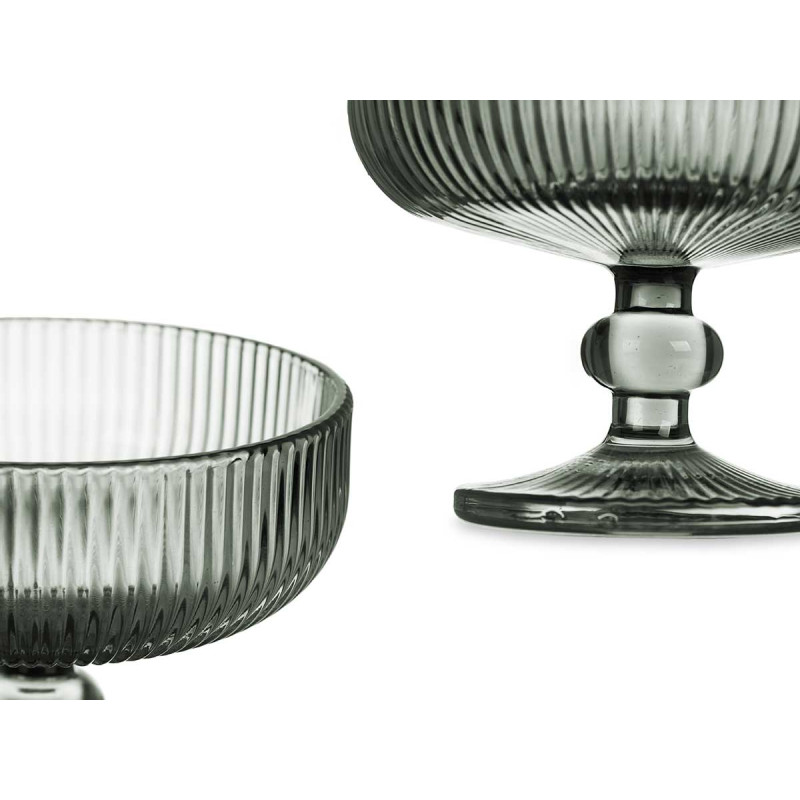 COUPE À GLACE 310ML VERT MOUSSE RAYURES