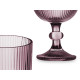 VERRE À VIN 260ML ROSE RAYURES
