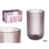 BICCHIERE ALTO 430ML STRISCE ROSA