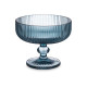 BICCHIERE DA GELATO 310ML STRISCE BLU SCURO