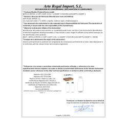 1L ASSORT 3 COLOURS GLASS BOTTLE ASSORT 3