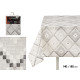 TOVAGLIA TELA ANTIMAC 140X180CM ROMBI GRIGIO