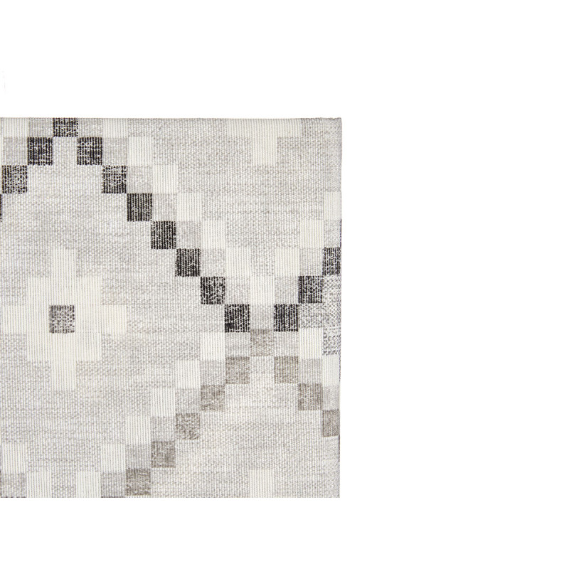 MANTEL LONETA ANTIMANCHAS 140X180CM ROMBOS GRIS