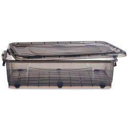 SCATOLA 6 RUOTE ANTRACITE 40L