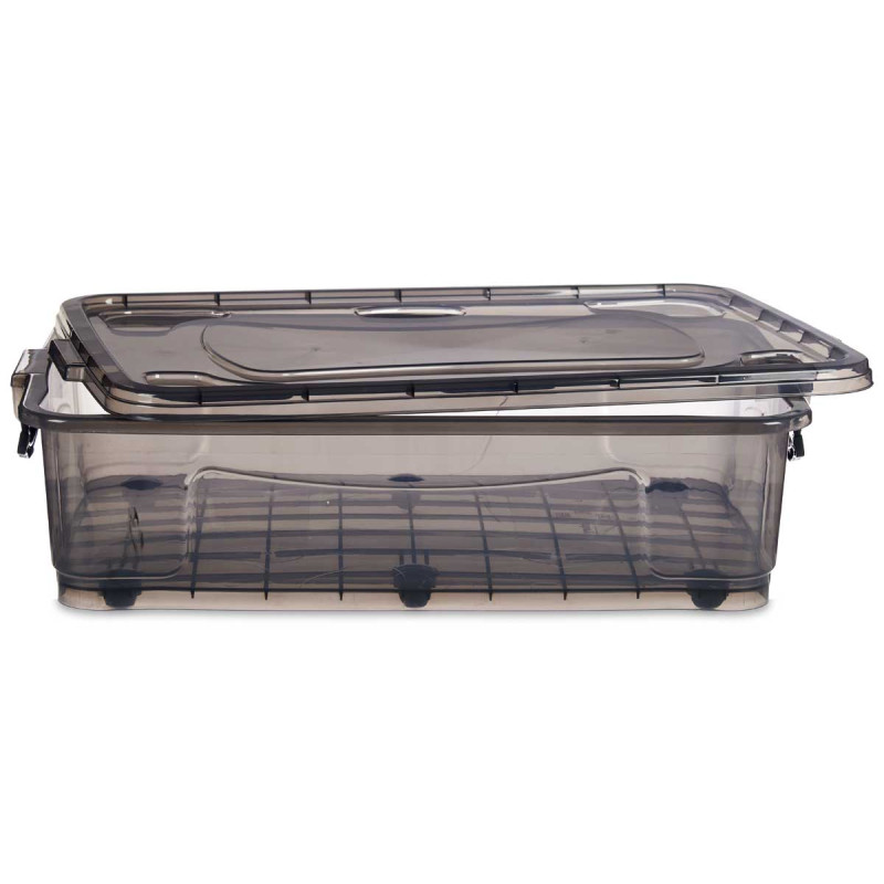SOUS LIT 6 ROUES ANTHRACITE 40L