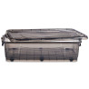 SOUS LIT 6 ROUES ANTHRACITE 40L