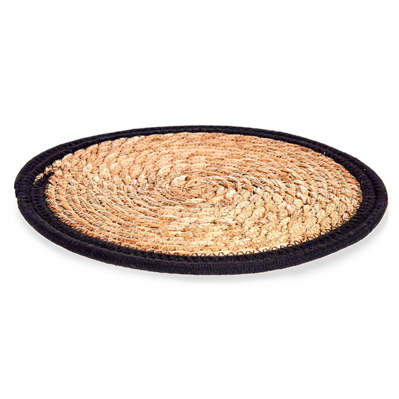 NAPPERON NATUREL REBORD NOIR 30CM