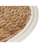 TAPETE NATURAL BORDE BLANCO 30CM