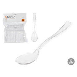 SET 36 FORCHETTE PLASTICA TRASPARENTE