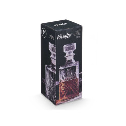 DECANTADOR ESCULPIDO EM LOSANGO 900ML