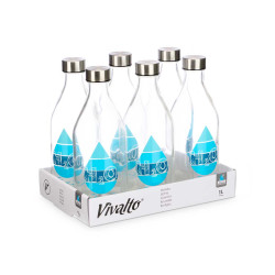 BOTTIGLIA TAPPO ACCIAIO H2O 1000ML