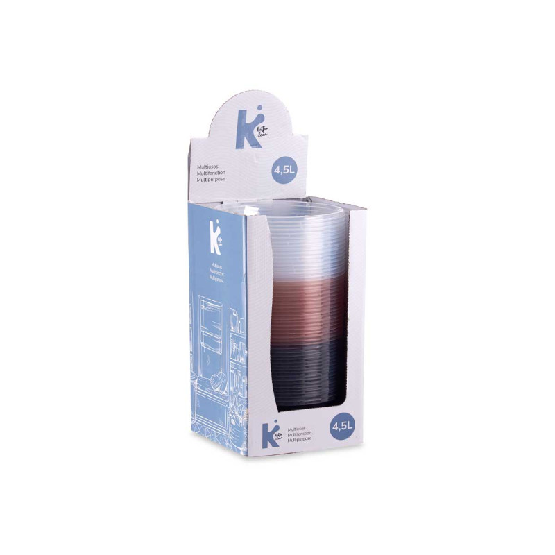 SET 3 TRANSPARENT BASIN 4.5L