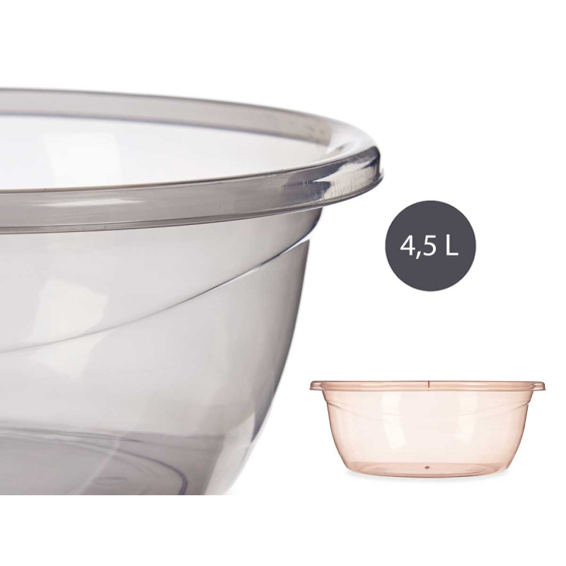 SET 3 TRANSPARENT BASIN 4.5L