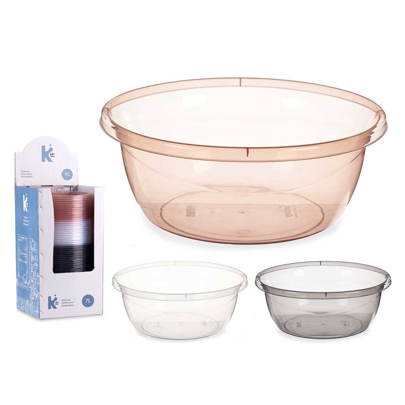 MULTIUSO PLASTICA 7L TRASPARENTE ASS 3