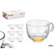 TAZON DESAYUNO CRISTAL JUMBO BASE COLOR SUR 470ML
