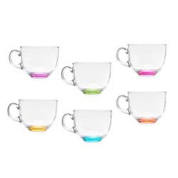 TAZON DESAYUNO CRISTAL JUMBO BASE COLOR SUR 470ML