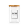 BARATTOLO QUADR BOROSIL TAPPO BAMBU CAFFE 1,2L