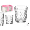 SET 4 CUPS DIAMOND GLASS 360 ML