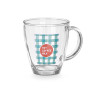 GLASS MUG HOT COFFEE 370ML