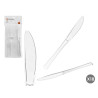 SET 18 COLTELLO PLASTICA TRASPARENTE