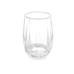 BICCHIERE RIGHE 380ML TRASPARENTE 