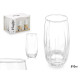 STRIPED GLASS 510ML TRANSPARENT