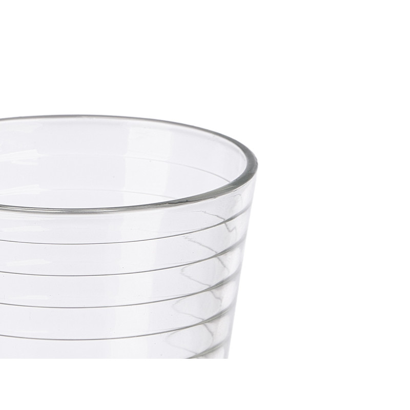 SET 6 VERRES RAYURE HORIZONTALE 280ML
