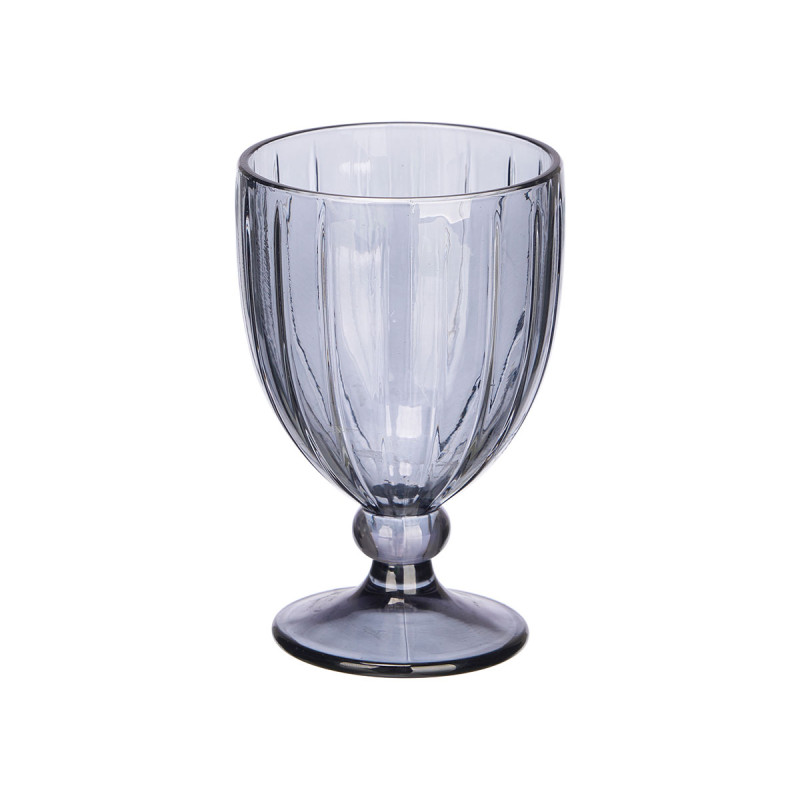 COUPE À VIN RAYURES 310ML FUMÉE