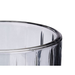 COPA VINO RAYAS 310ML HUMO